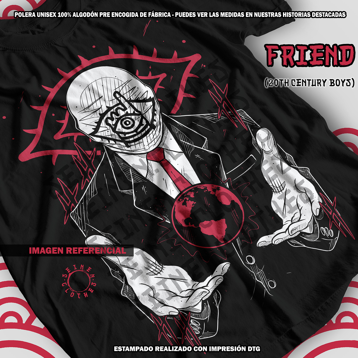 Polera Friend - 20th Century Boys [N] 2
