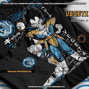 Polera Vegeta - Dragon Ball Z [N]