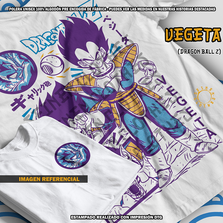 Polera Vegeta - Dragon Ball Z [B] 1