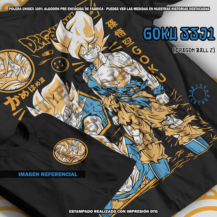 Polera Goku SSJ1 - Dragon Ball Z [N] 1