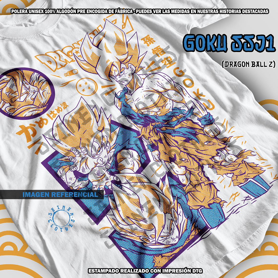 Polera Goku SSJ1 - Dragon Ball Z [B] 2