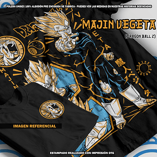 Polera Majin Vegeta - Dragon Ball Z [N]