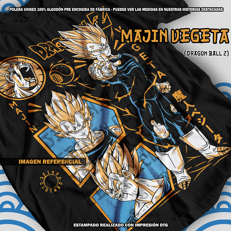 Polera Majin Vegeta - Dragon Ball Z [N] 2