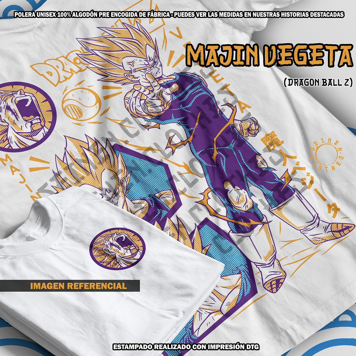 Polera Majin Vegeta - Dragon Ball Z [B] 1