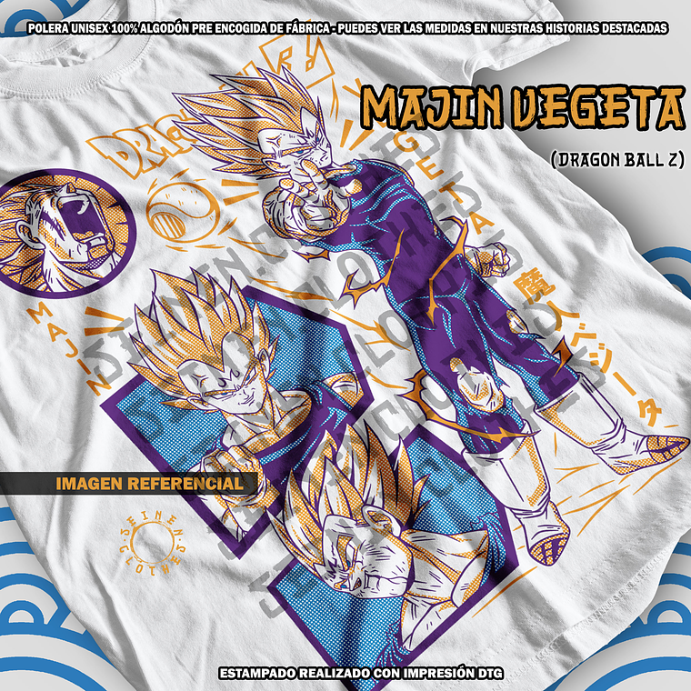 Polera Majin Vegeta - Dragon Ball Z [B] 2