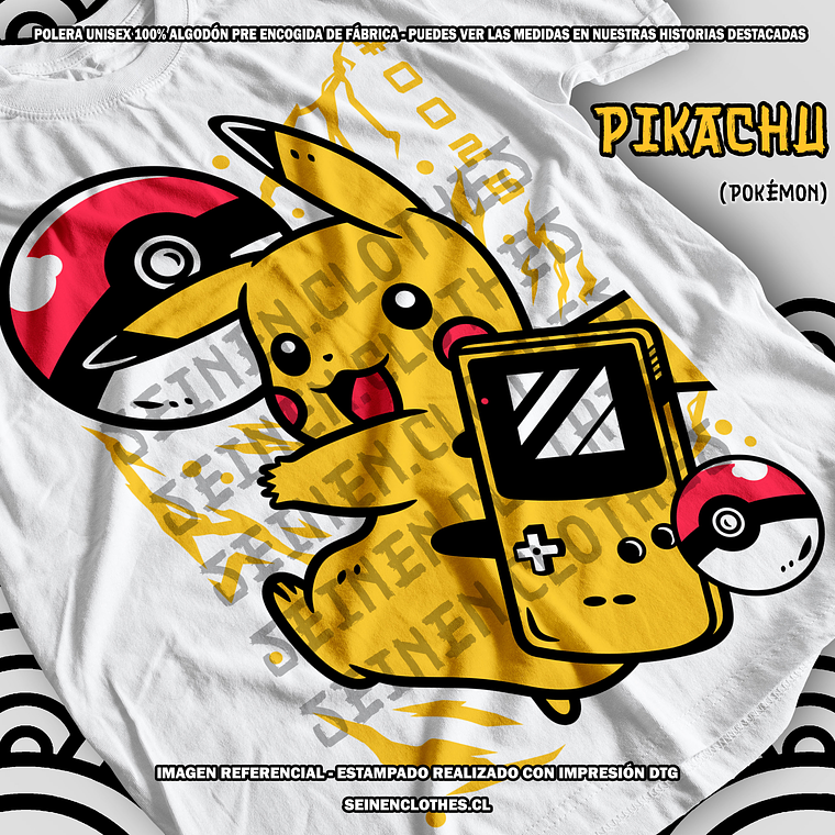 Polera Pikachu - Pokémon [B] 2