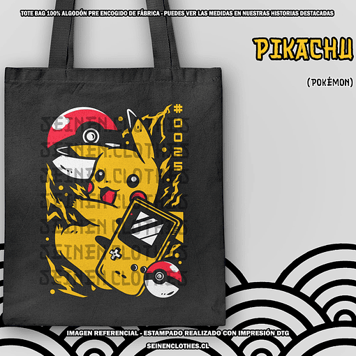 Tote Bag Pikachu - Pokémon [N]