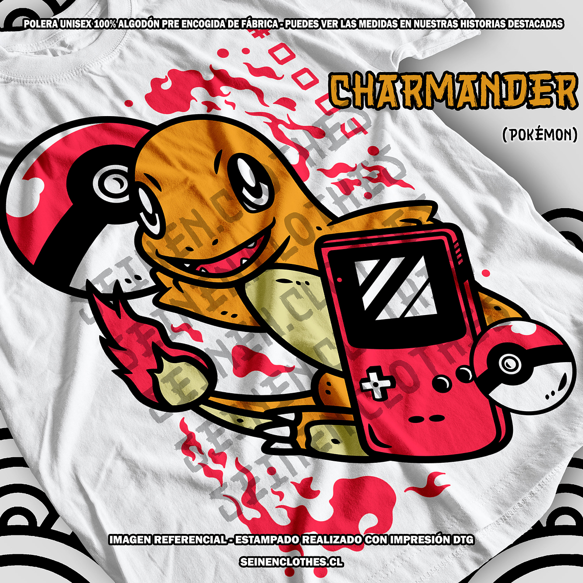 Polera Charmander - Pokémon [B] 2