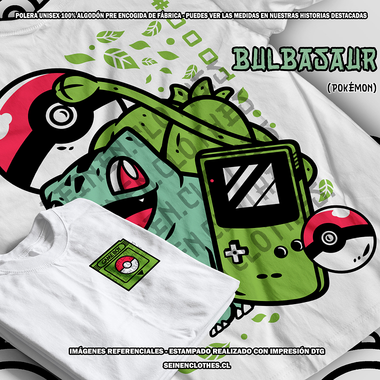 Polera Bulbasaur - Pokémon [B] 1