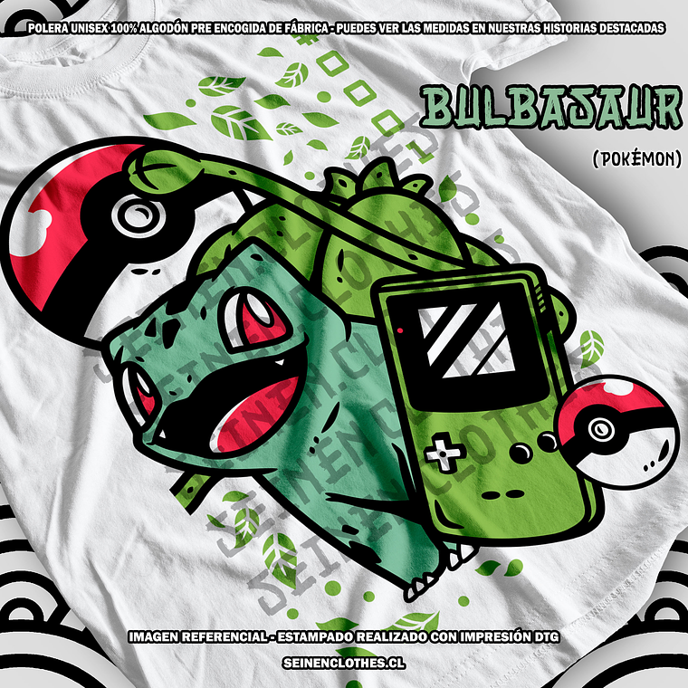 Polera Bulbasaur - Pokémon [B] 2