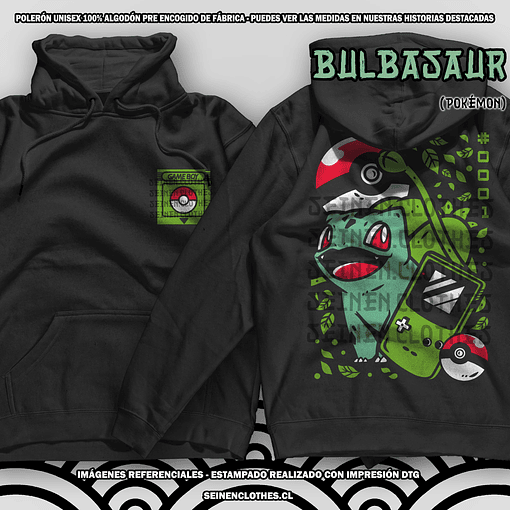 Polerón Bulbasaur - Pokémon [N]