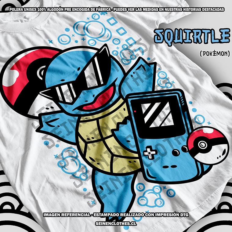 Polera Squirtle - Pokémon [B] 2