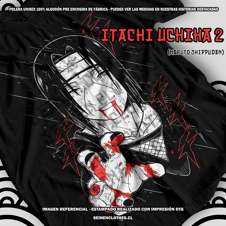 Polera Itachi Uchiha 2 - Naruto Shippuden [N] 2