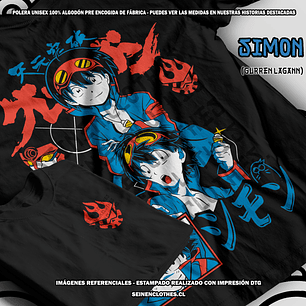 Polera Simon - Gurren Lagann [N]