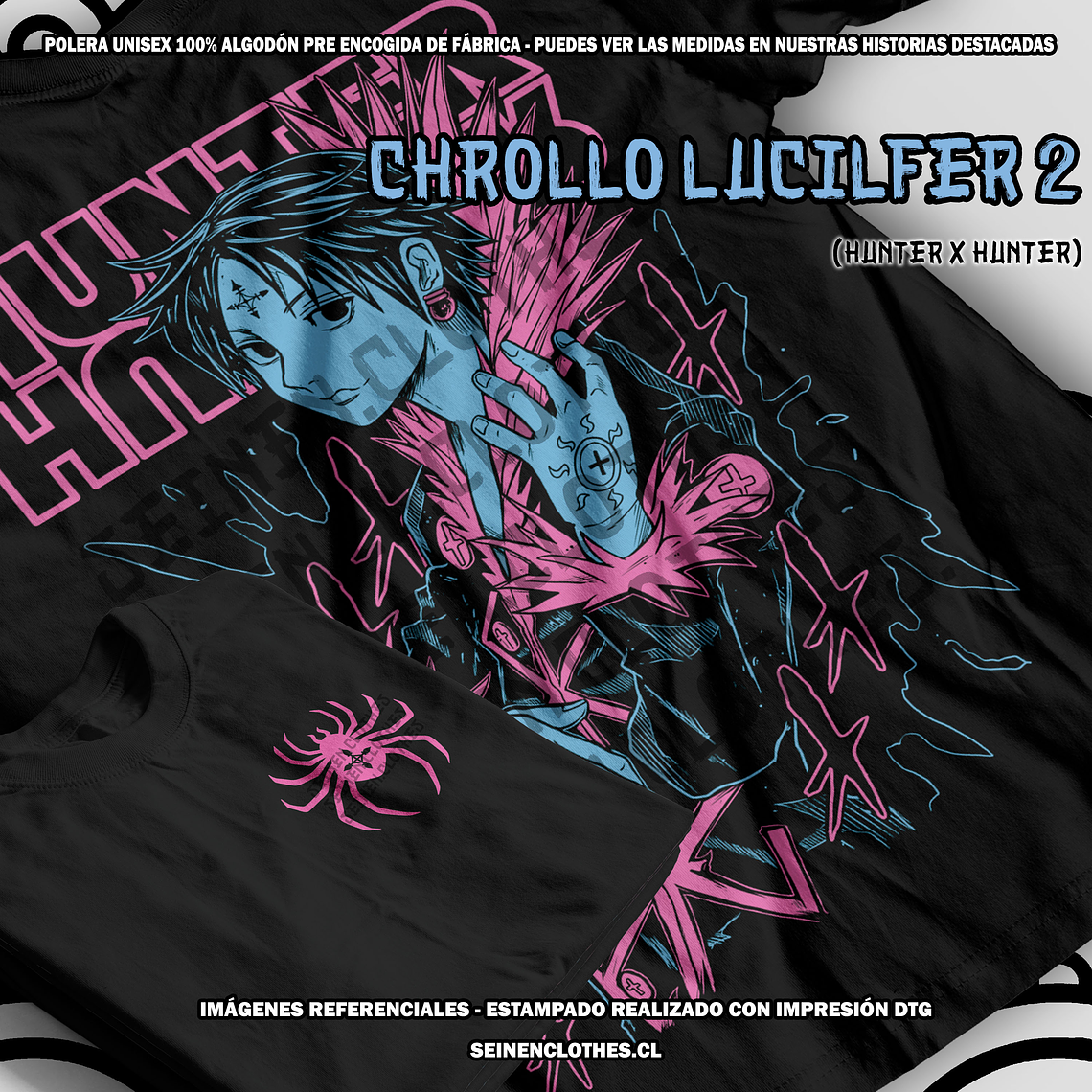 Polera Chrollo Lucilfer 2 - Hunter x Hunter [N] 1