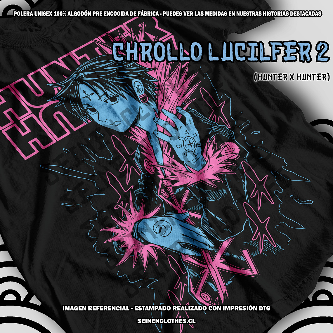 Polera Chrollo Lucilfer 2 - Hunter x Hunter [N] 2