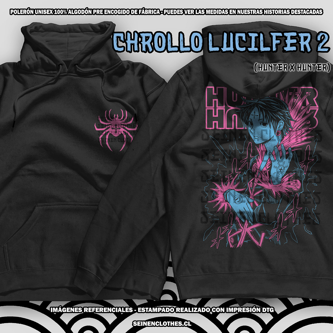 Polerón Chrollo Lucilfer 2 - Hunter x Hunter [N] 1