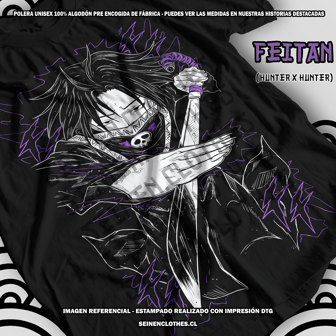 Polera Feitan - Hunter x Hunter [N] 2