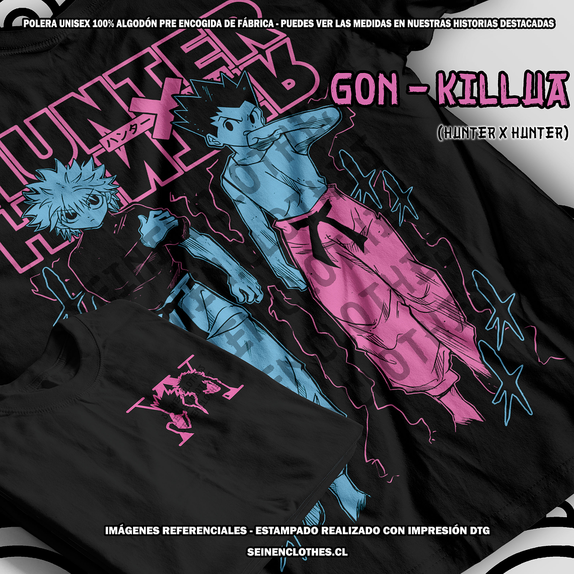 Polera Gon y Killua - Hunter x Hunter [N] 1