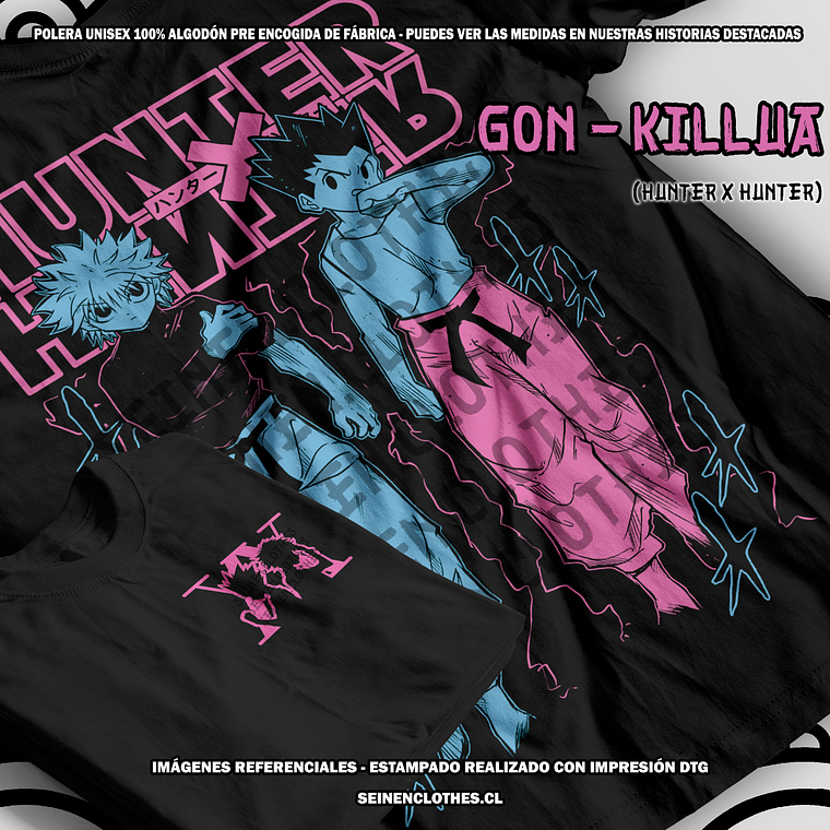 Polera Gon y Killua - Hunter x Hunter [N] 1