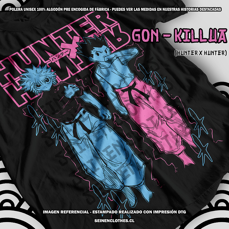 Polera Gon y Killua - Hunter x Hunter [N] 2