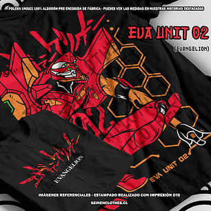 Polera Eva Unit 02 - Evangelion [N]
