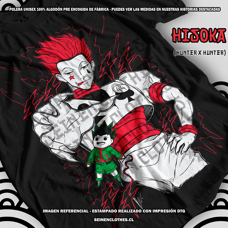 Polera Hisoka - Hunter x Hunter [N] 1