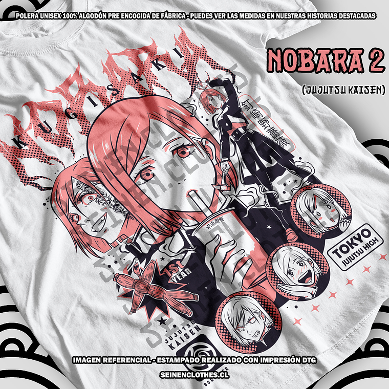 Polera Nobara Kugisaki 2 - Jujutsu Kaisen [B] 2