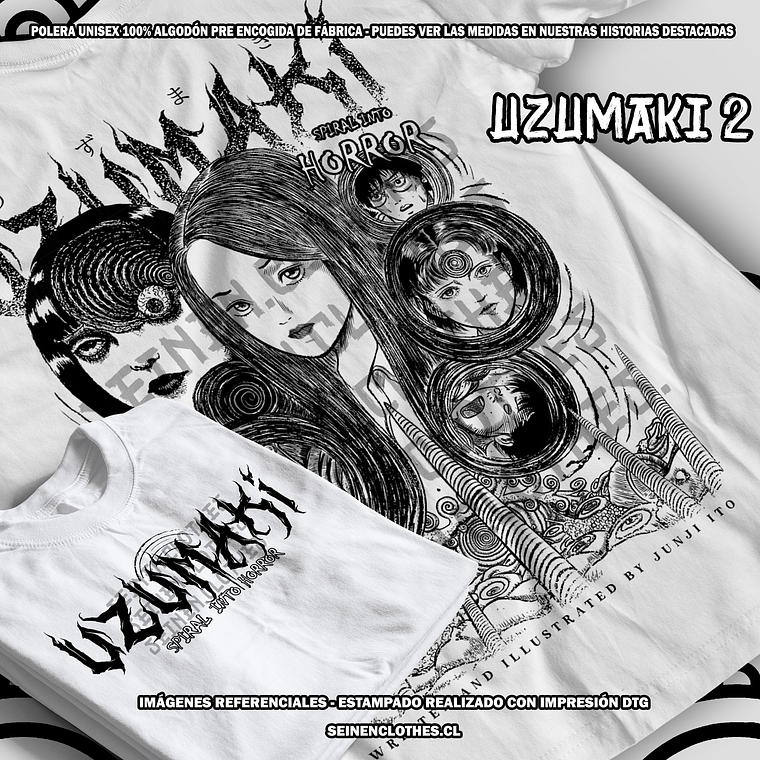 Polera Uzumaki 2 - Junji Ito [B] 1