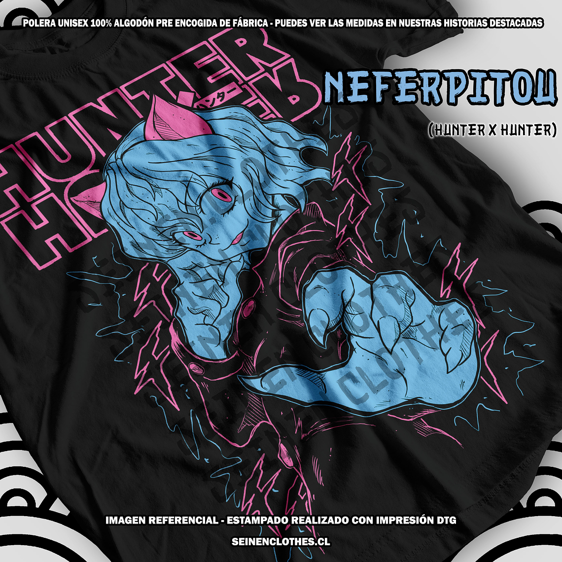 Polera Neferpitou - Hunter x Hunter [N] 1