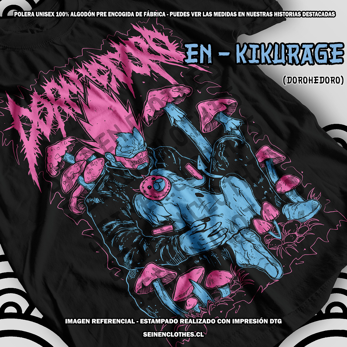 Polera En y Kikurage - Dorohedoro [N] 1