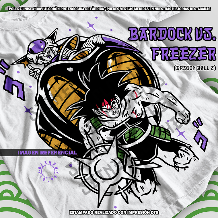 Polera Bardock vs. Freezer [B] 1