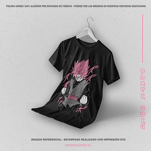 Polera Black Goku - Dragon Ball Super [N]