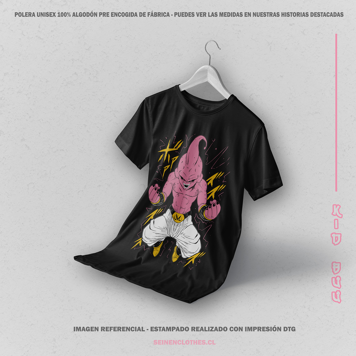 Polera Kid Buu - Dragon Ball Z [N] 1