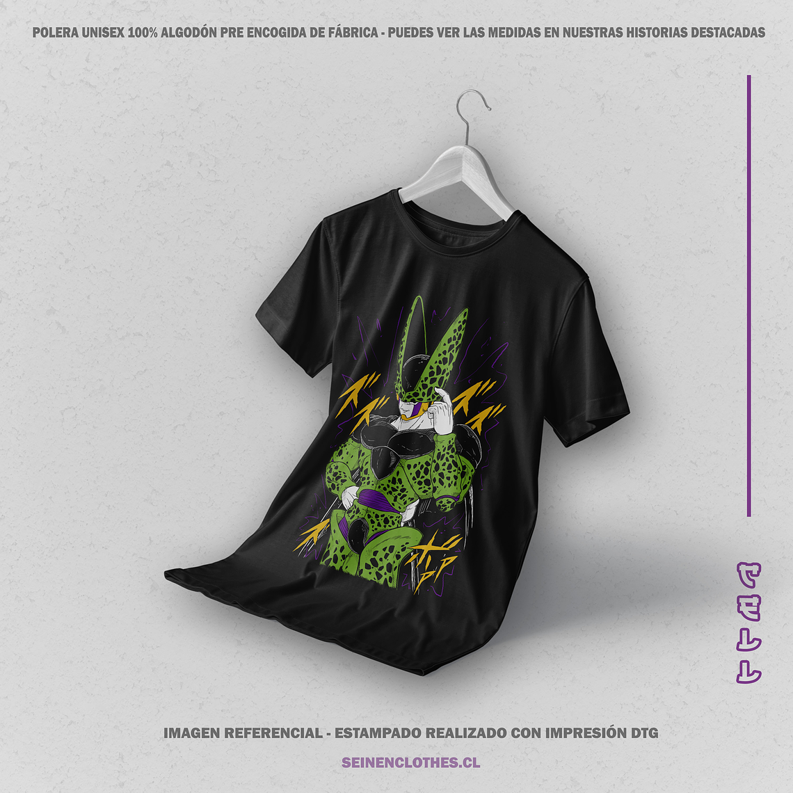 Polera Cell 2 - Dragon Ball Z [N] 1