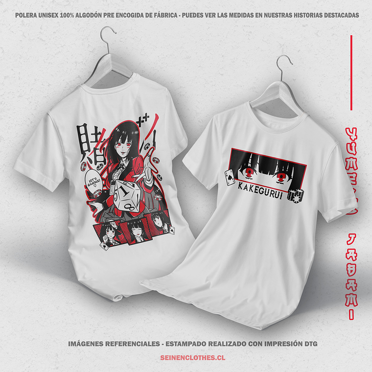 Polera Yumeko Jabami - Kakegurui [B] 1