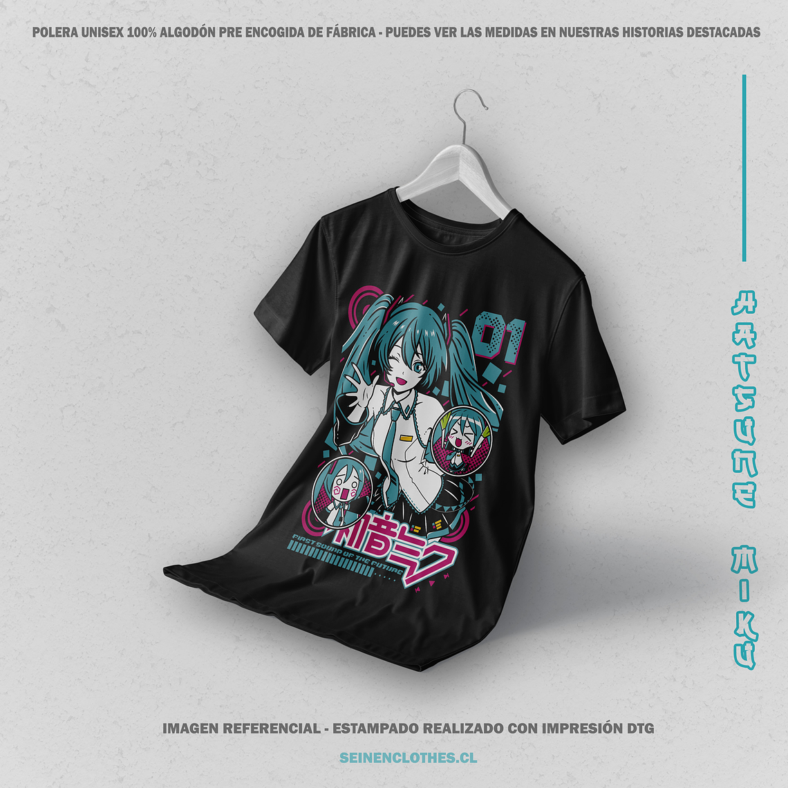 Polera Hatsune Miku - Vocaloid [N] 2