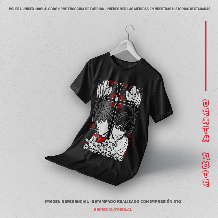 Polera Kira y L - Death Note [N] 2