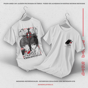 Polera Kira y L - Death Note [B]
