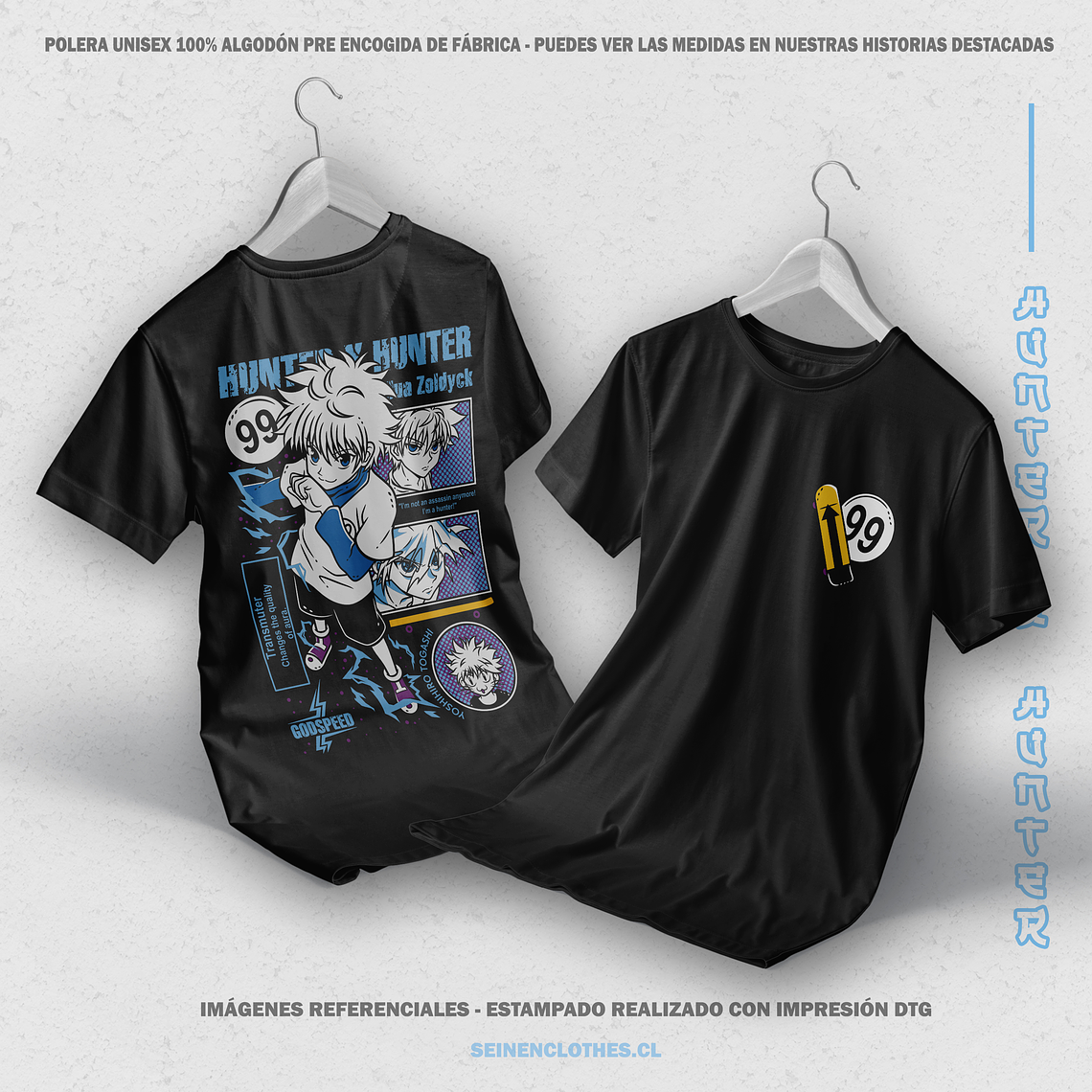 Polera Killua Zoldyck - Hunter X Hunter  1