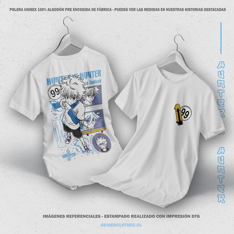 Polera Killua Zoldyck - Hunter X Hunter  3
