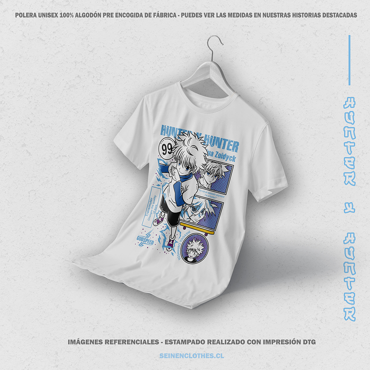 Polera Killua Zoldyck - Hunter X Hunter  4