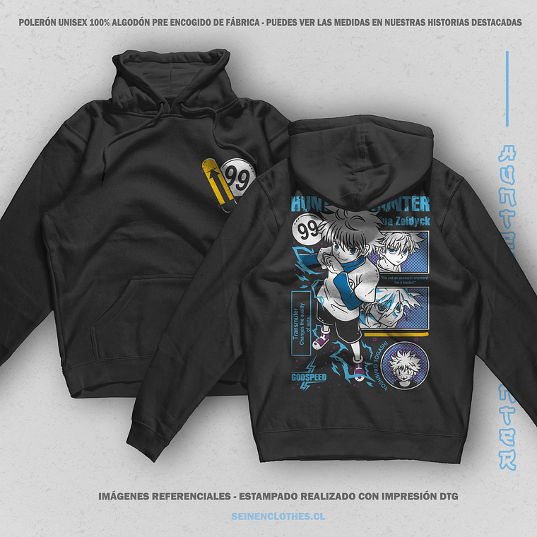 Polerón Killua Zoldyck - Hunter X Hunter  1