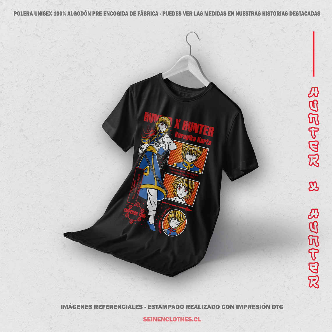 Polera Kurapika Kurta - Hunter X Hunter  2