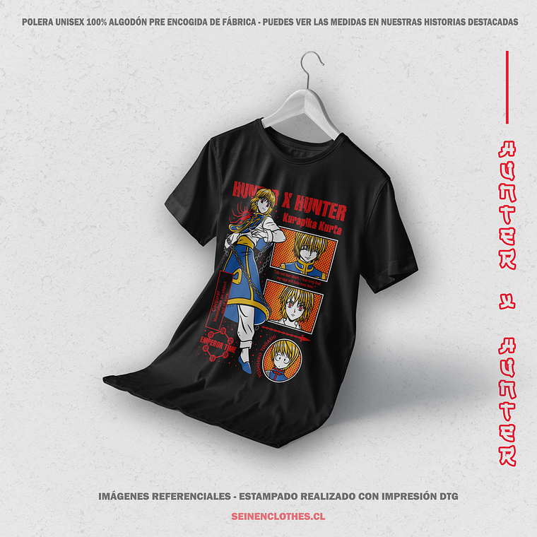 Polera Kurapika Kurta - Hunter X Hunter  2