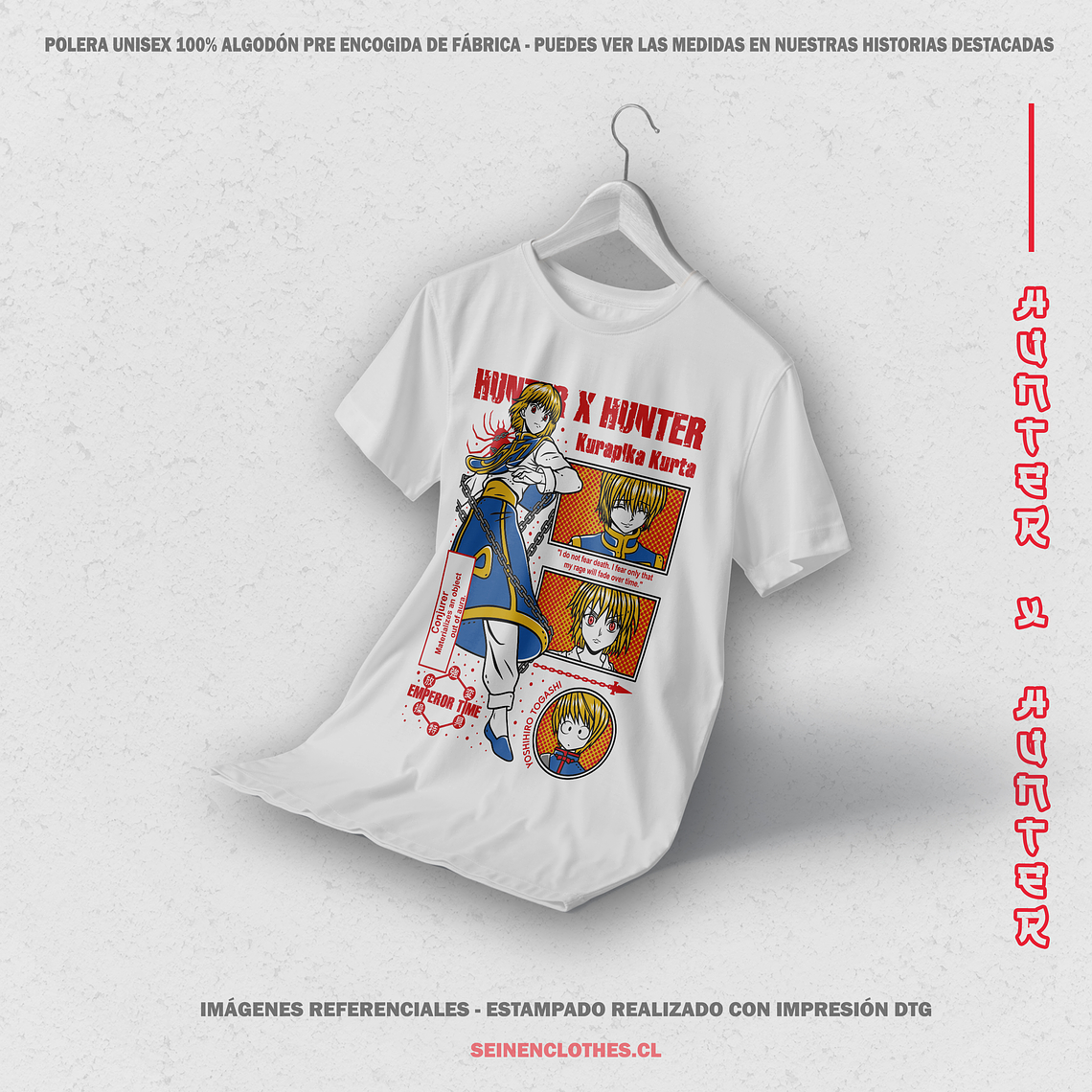 Polera Kurapika Kurta - Hunter X Hunter  4