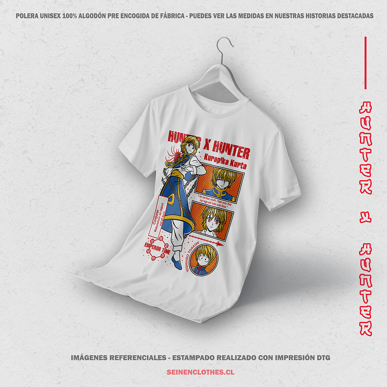 Polera Kurapika Kurta - Hunter X Hunter  4
