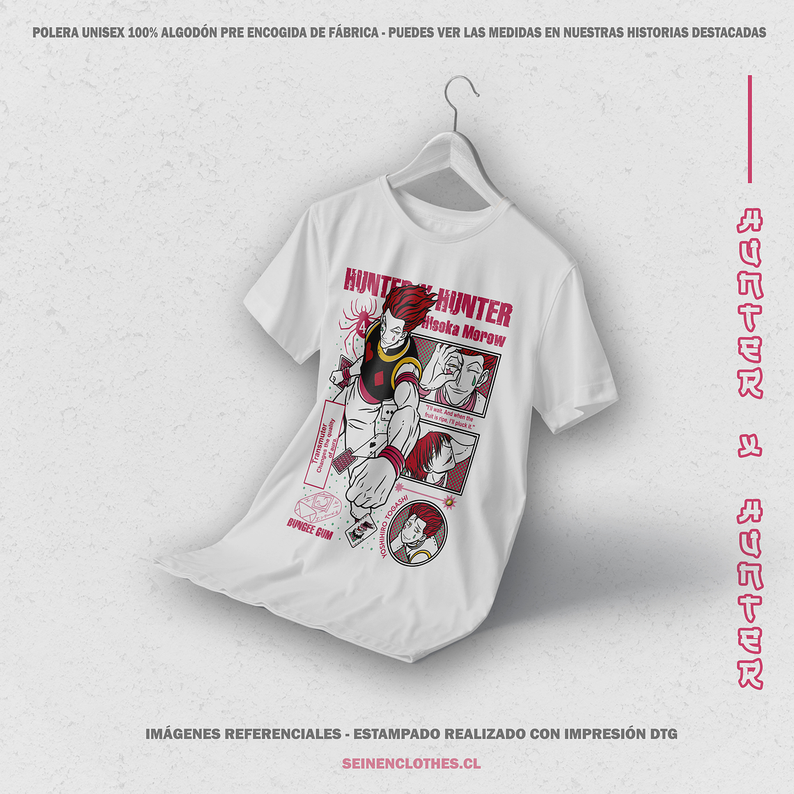 Polera Hisoka Morow - Hunter X Hunter 4