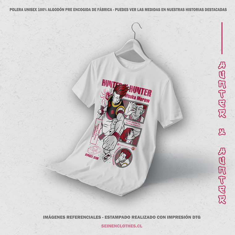 Polera Hisoka Morow - Hunter X Hunter 4