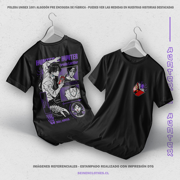 Polera Chrollo Lucilfer - Hunter X Hunter 1